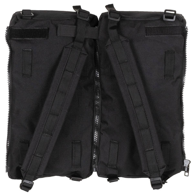 BUNDESWEHR MOUNTAIN BACKPACK - WITH 2 SIDE BAGS - 80 L - MFH® - BLACK