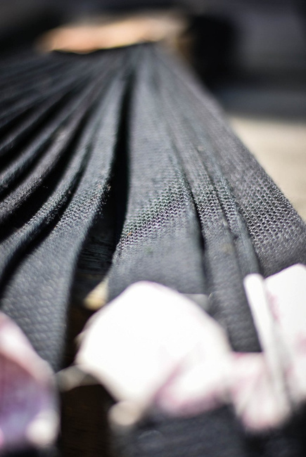 Black textile belt Romanian Army Surplus