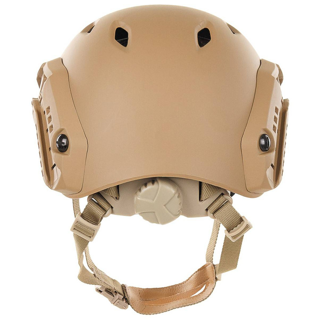 US Helmet - "FAST-paratroopers" - ABS-plastic - rails - Coyote Tan - MFH