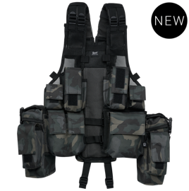 TACTICAL VEST - DARK CAMO - BRANDIT