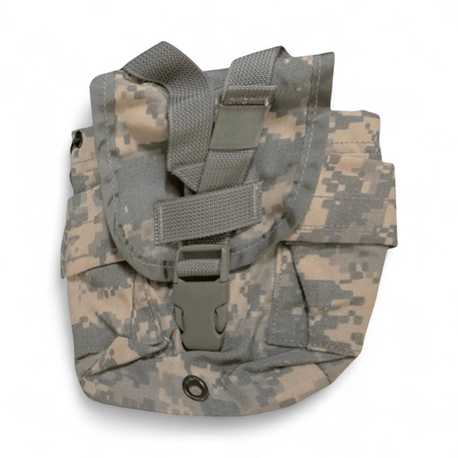 Molle pouch for water bottle - US Army military surplus - ACU camouflage - Used