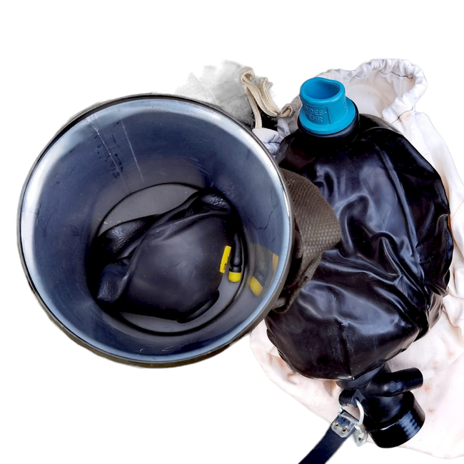 Vintage Medical Ventilator - Collector's item - Ruben balloon - Romanian army surplus