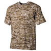 SHORT SLEEVE T-SHIRT - AMERICAN ARMY STYLE - MFH® - DIGITAL DESERT