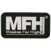 Velcro Patch, MFH, black, 3D, size: 7,5 x 4 cm