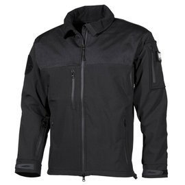 SOFT SHELL JACKET "AUSTRALIA" - BLACK
