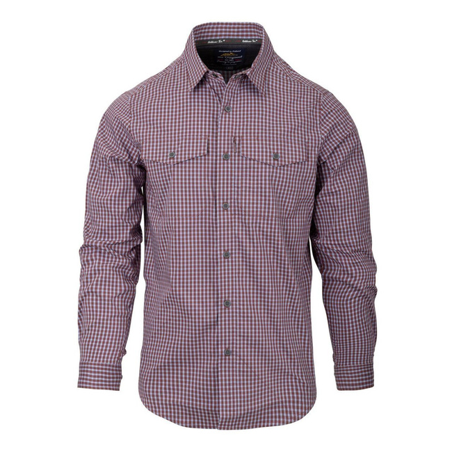 COVERT CONCEALED CARRY SHIRT - PHANTOM GREY CHECKERED - HELIKON