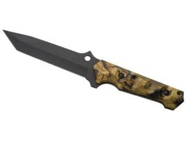 COMBAT KNIFE JUNGLE CAMO HANDLE AND SHEATH