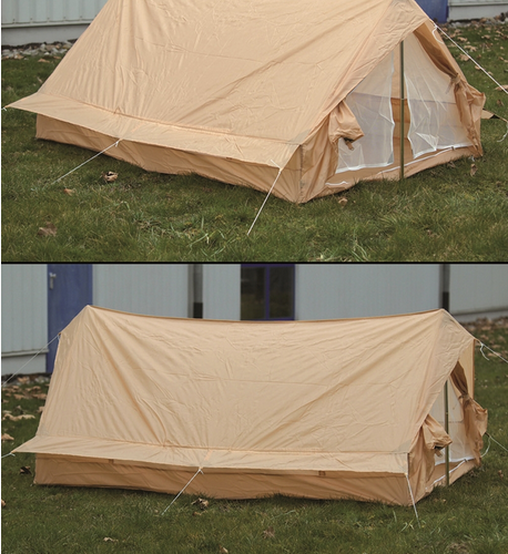 French Khaki 2-men Tent Used