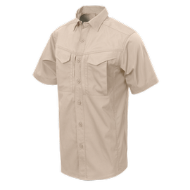 SHORT-SLEEVED SHIRT - DEFENDER MK2® - POLYCOTTON RIPSTOP - Helikon-Tex® - KHAKI
