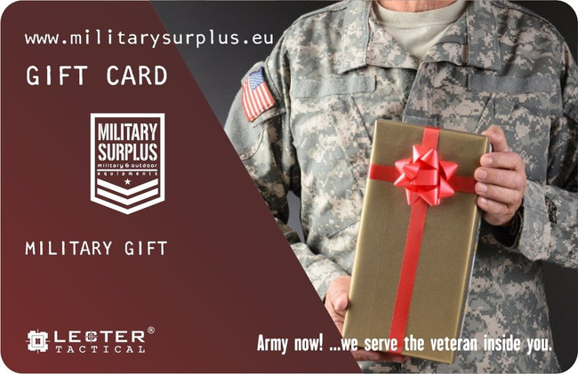 Gift Card Voucher Military Surplus