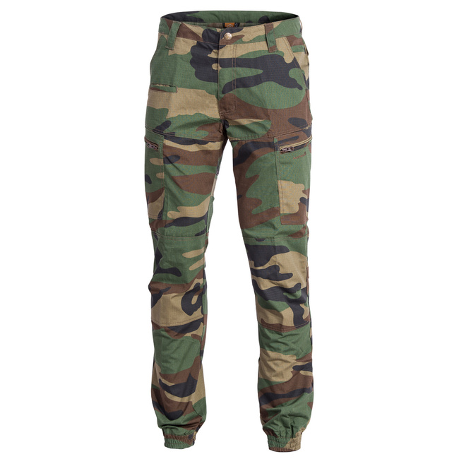 RIP-STOP PANTS - YPERO - PENTAGON - WOODLAND - LENGTH 32 INCH