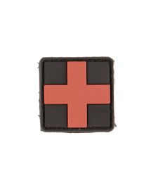PVC 3D FIRST-AID PATCH WITH HOOK&LOOP CLOSURE - Mil-Tec® - BLACK - SMALL