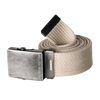 COTTON CANVAS BELT - WITH METAL BUCKLE - Helikon-Tex® - KHAKI