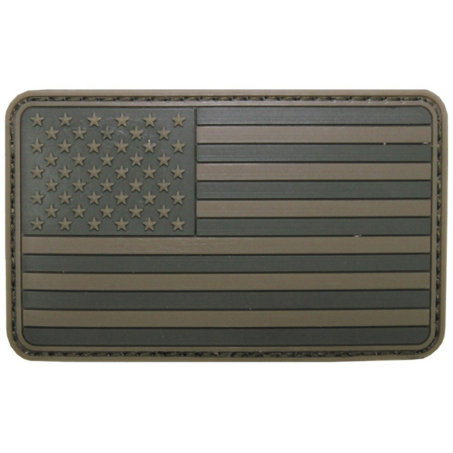 Velcro Patch, "USA", 3D, size: 8 x 5 cm