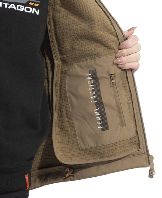 SOFTSHELL JACKET FOR WOMEN - ARTAXES - Pentagon - OLIVE GREEN