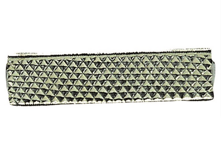 East German Silver Metal Braid Stripe
