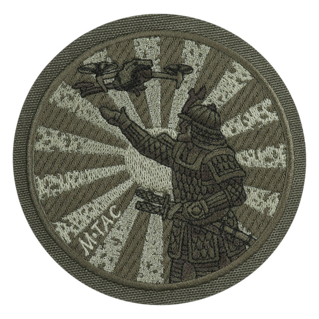 THE WAY OF SAMURAI PATCH (embroidered) - CORDURA - RANGER GREEN - M-TAC