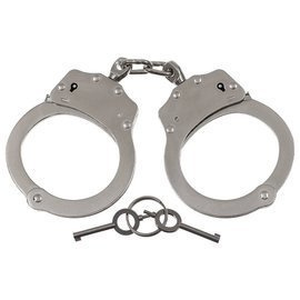 HANDCUFFS - DOUBLE LOCK - 2 KEYS - MFH®