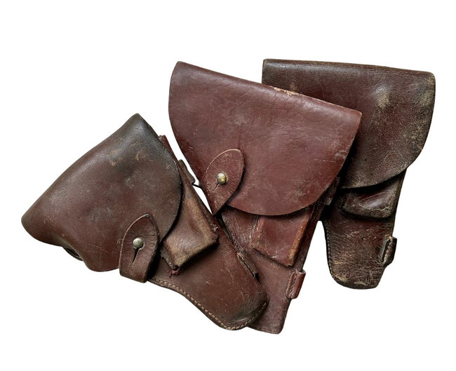 PISTOL HOLSTER - CARPAȚI CUGIR MD. 1974 - ORIGINAL ROMANIAN ARMY RSR SURPLUS - USED