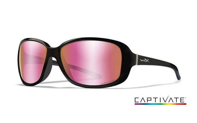 Glasses - Wileyx - AFFINITY - Captivate Rose Gold Gloss Black Frame