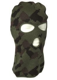 3-HOLE ACRLYIC BALACLAVA - Mil-Tec® - CAMO