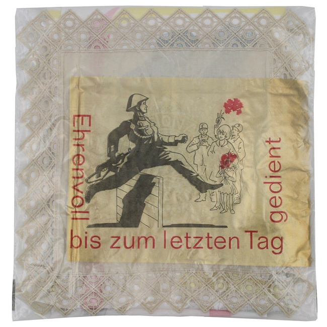 Memorial Scarf and Doily of the NVA, like new