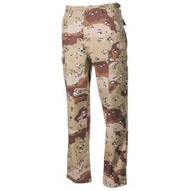 US BDU COMBAT PANTS - MFH® - 6 COLOURS DESERT