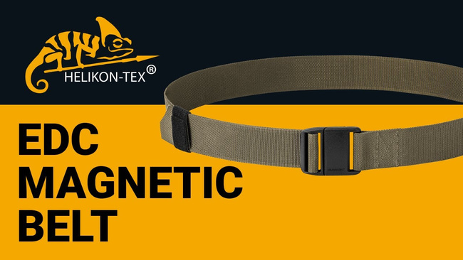 EDC MAGNETIC BELT - HELIKON - OLIVE GREEN/BLACK