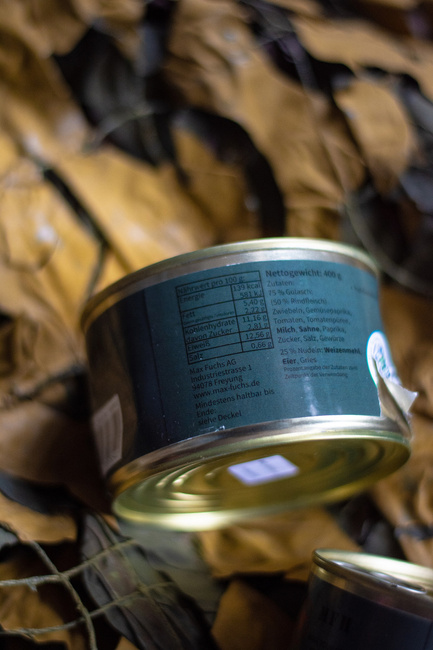 CANNED HUNGARIAN BEEF GOULASH WITH NOODLES - 400 G - SHELF LIFE 10 YEARS - MFH®