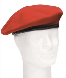 German Coral Beret Used