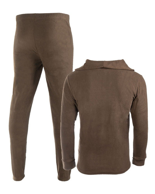 THERMOFLEECE UNDERWEAR SET WITH ZIPPER - Mil-Tec® - OD (Olive Drab)