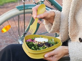 Picnic Cutlery - Spork Original BIO Nature KraftBag 60 pcs