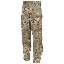 BRITISH COMBAT TROUSERS „TEMPORATE” - CAMOUFLAGE MTP - USED