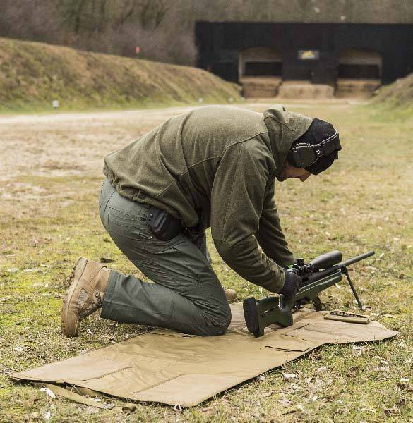 SHOOTING MAT - BACKBLAST® - Cordura® - 150 x 88 CM - Helikon-Tex® - SHADOW GREY