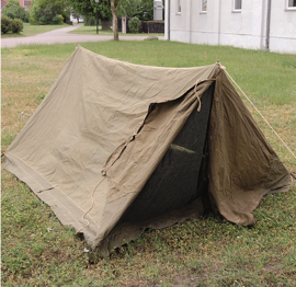 British OD Complete Biwak Tent Used
