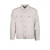 Service Shirt with Two Pockets and Long Sleeves - East German Navy Military Surplus - Volksmarine der NVA - White - Like Ne
