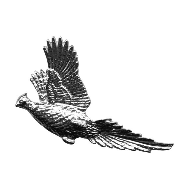 Hunting Hat Pin - Pheasant 2 - Silver