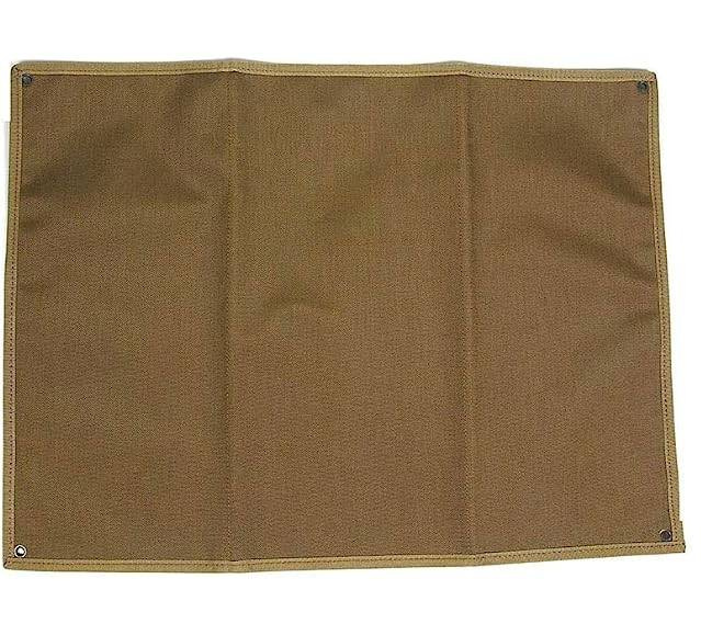 Foldable display panel for badges and badges, with a hook-and-loop attachment system