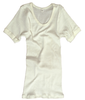 WHITE T-SHIRT RIP - GERMAN MILITARY SURPLUS - LIKE NEW (Size 4-8 Sorted)
