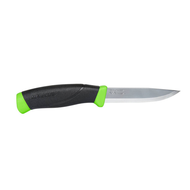 FIXED BLADE KNIFE - COMPANION - STAINLESS STEEL - MORAKNIV - GREEN
