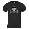 T-SHIRT - AGERON "GAS MASK" - Pentagon® - BLACK