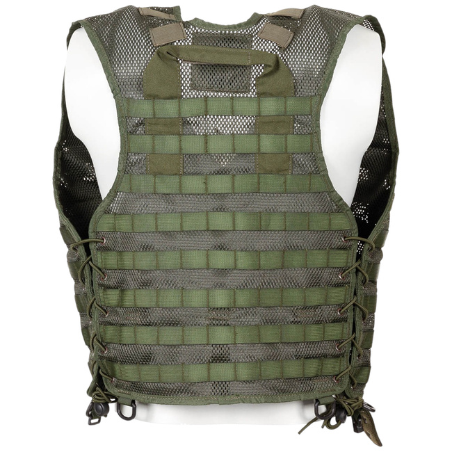 TACTICAL ADJUSTABLE VEST - MILITARY SURPLUS DUTCH ARMY - GREEN OD - LIKE NEW