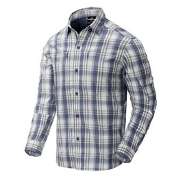 TRIP SHIRT - NYLON BLEND - Helikon Tex® - INDIGO PLAID
