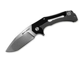 TYRAN STONE BLACK POCKET KNIFE - BOKER