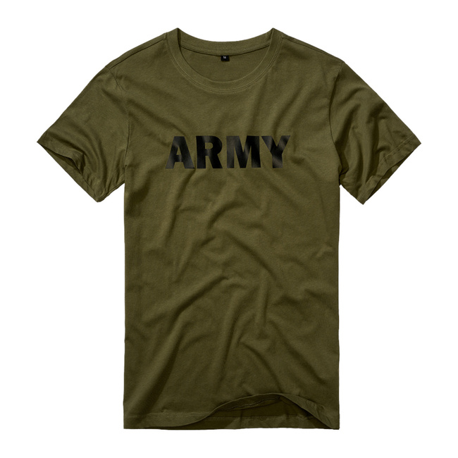 T-SHIRT - ARMY PRINT - OLIVE - BRANDIT