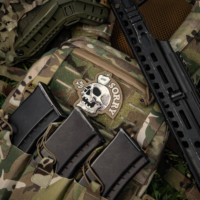 SORRY PATCH (embroidered) - OXFORD MATERIAL - COYOTE - M-TAC