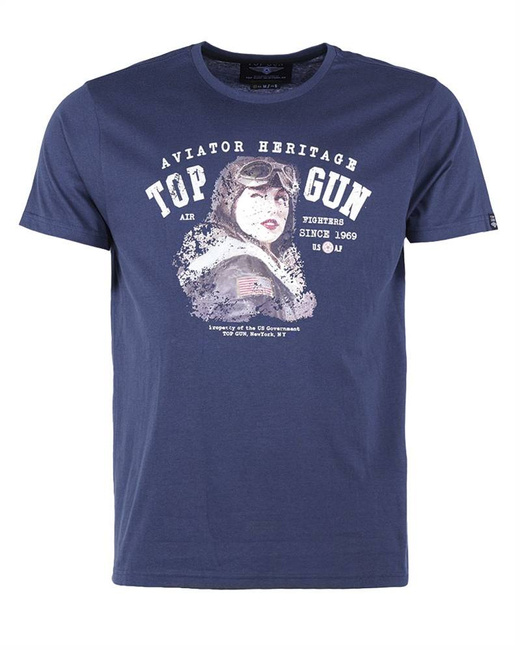T-SHIRT - AVIATOR - Mil-Tec - DARK BLUE