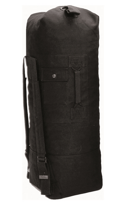 US DOUBLE STRAP DUFFLE BAG - 75 L - Mil-Tec® - BLACK