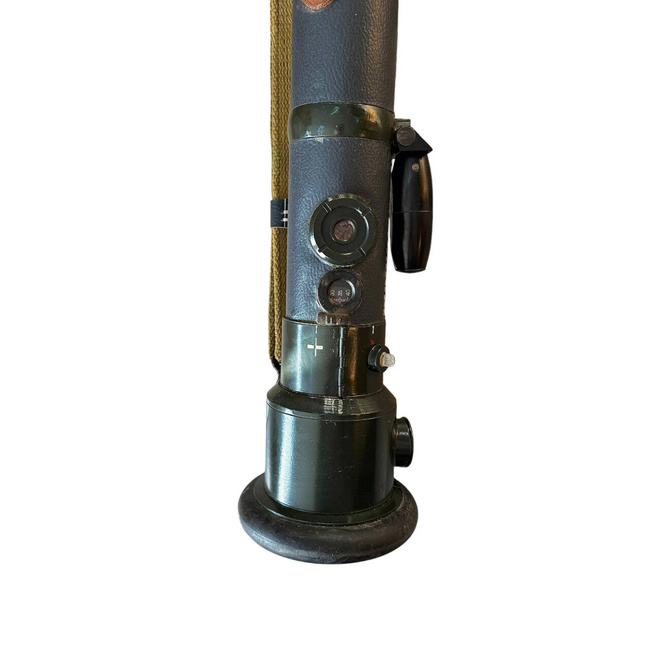 STEREOSCOPIC RANGEFINDER WITH METAL CARRYING CASE, MEASURING BAR AND TRIPOD - WWII - AUTHENTIC ROMAN MILITARY SURPLUS - DECO/GOOD CONDITION