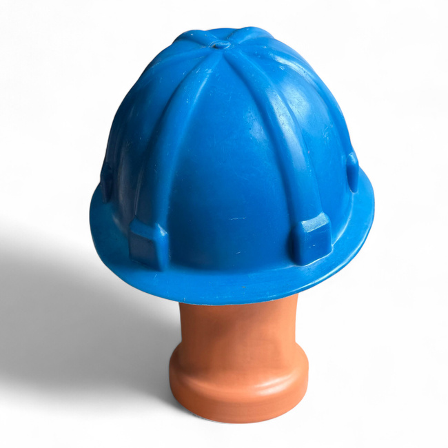 Protective helmet with adjustment and ventilation system - Romanian Army Surplus Military  - Blue - In good condition 